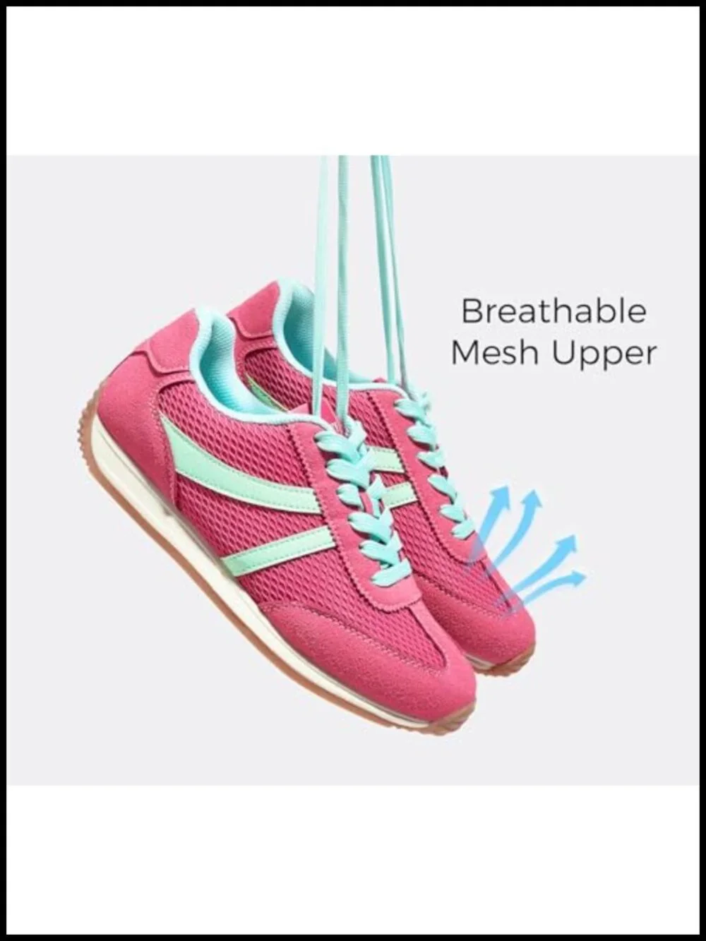 Retro Fashion Sneakers Non Slip Comfortable Casual Running Shoes Breathable